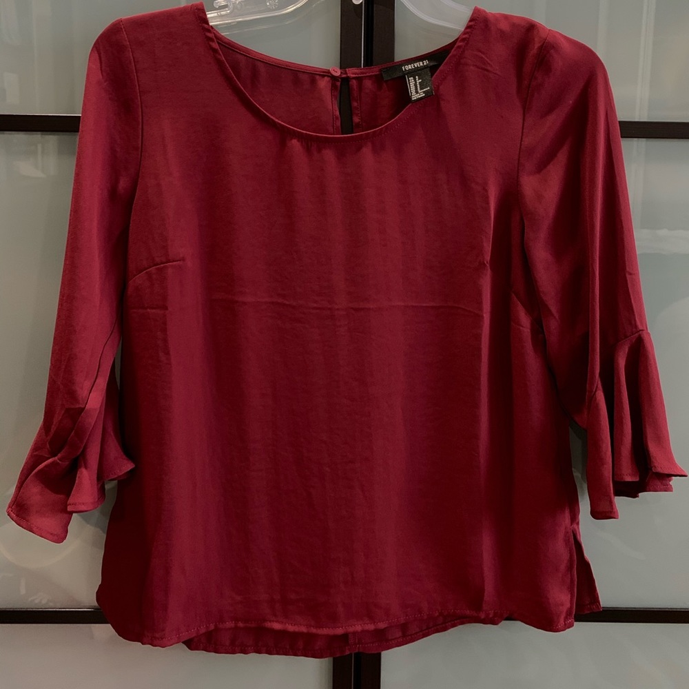 Maroon blouse